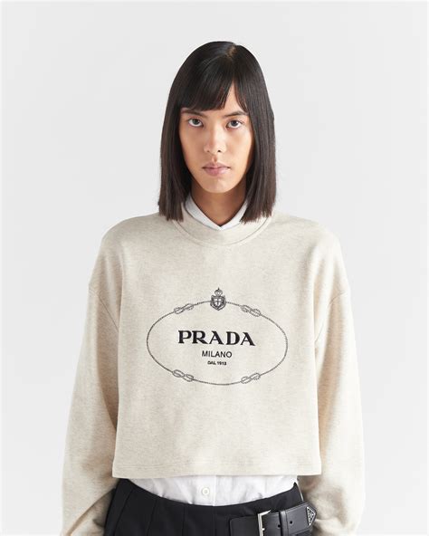 prada fleece sweatshirt.